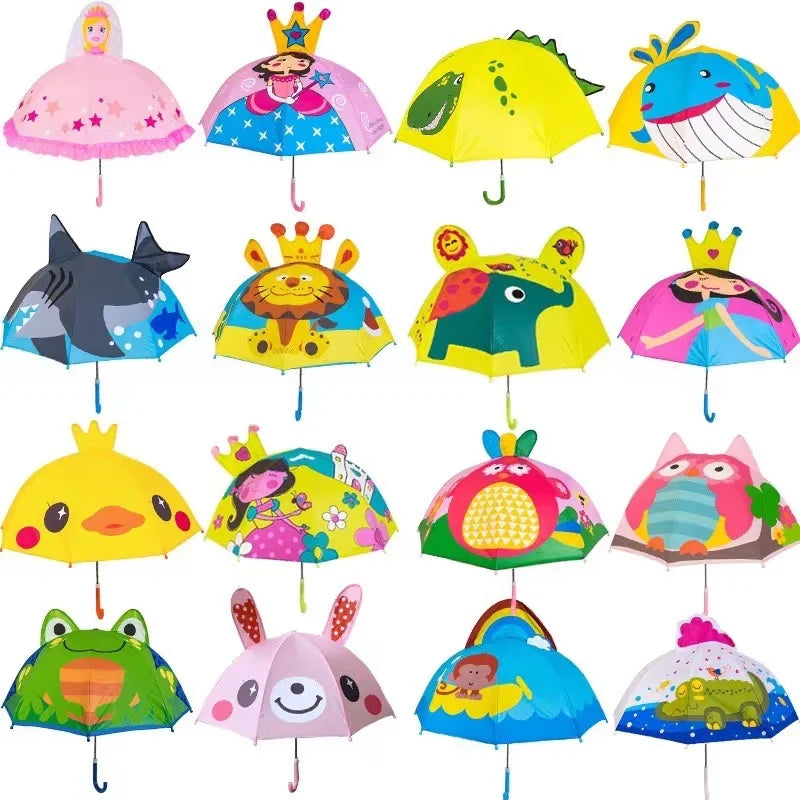 Kids Umbrella - Dansa i regnet - Paraply för barn