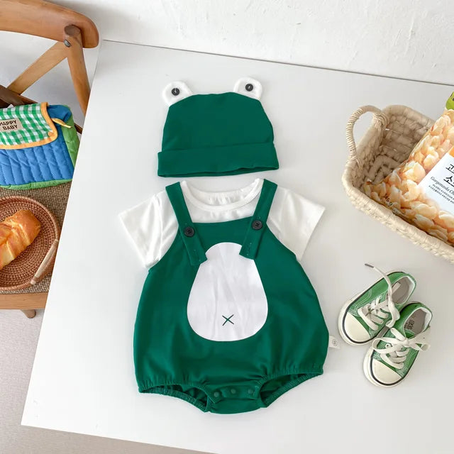 Mini Mode - Mjuk och bekväm - Bodysuit med groda
