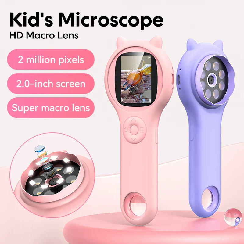 Mini Kids Microscope - Vetenskap under linsen - Mikroskop