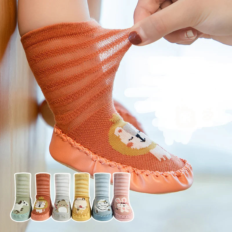 Toddler Non-slip Socks - Stilfulla steg - Babystrumpor