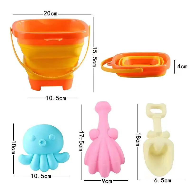 Foldable Beach Leksaker – Sommarsandkul - Strandset Barn