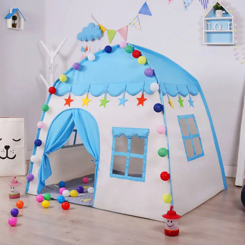 Tipi Princess Castle – Vikbart lektält - Lekstuga för barn