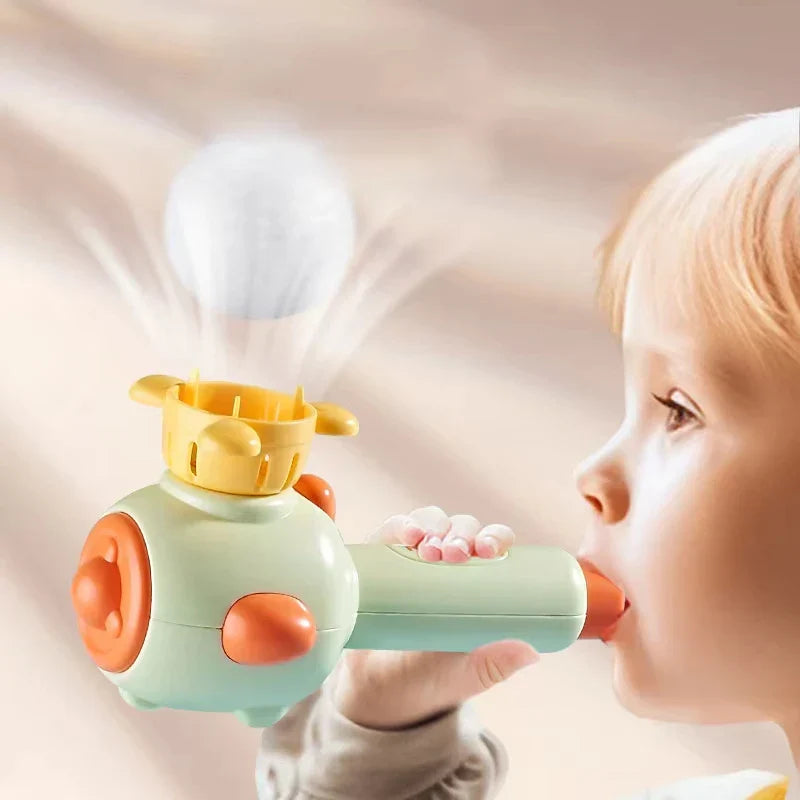 Montessori Blowing Leksak - Förbättra färdigheter och kommunikation - Montessori Blås- och kulleksaker