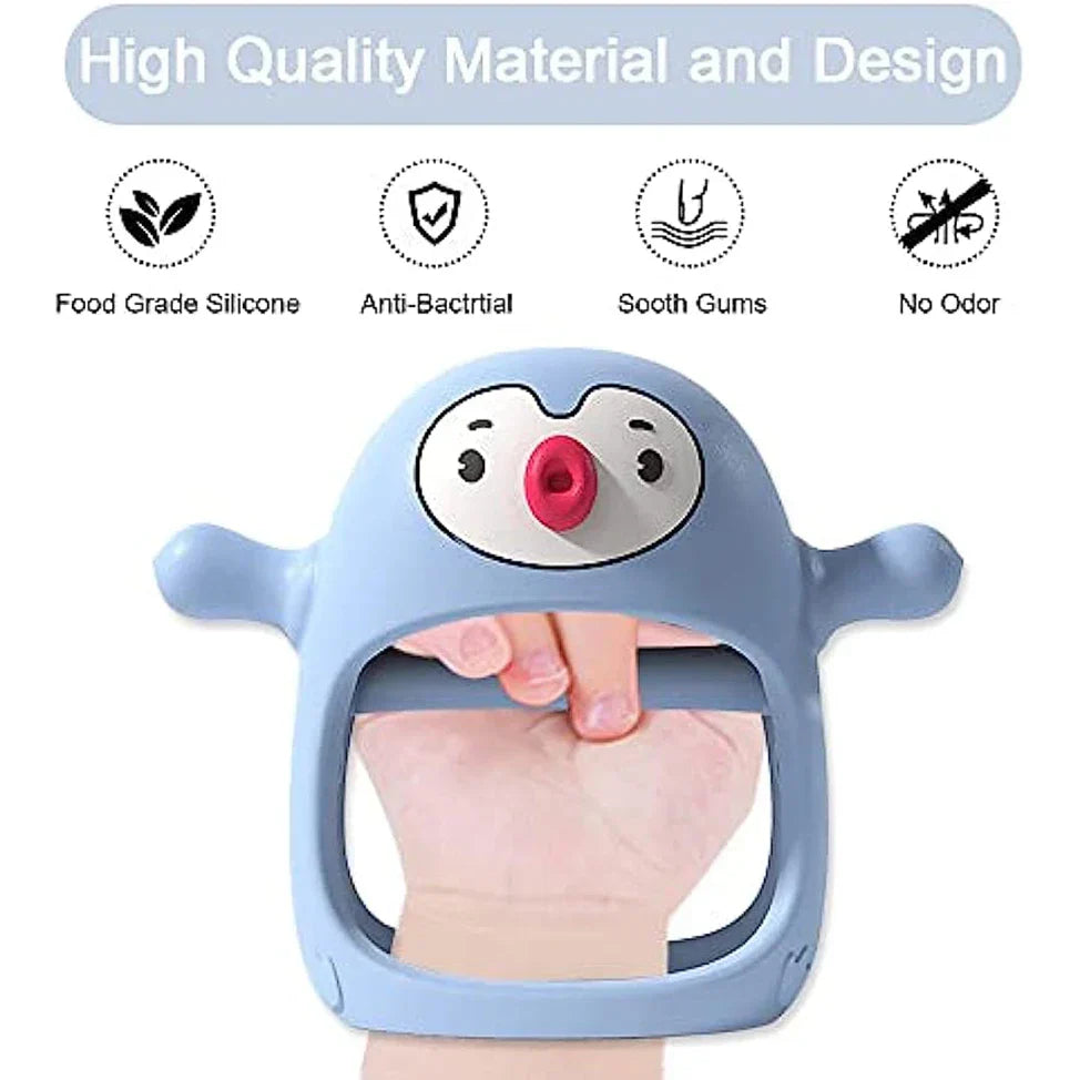 Penguin Teether - Skönt för tandköttet - Bitring i silikon