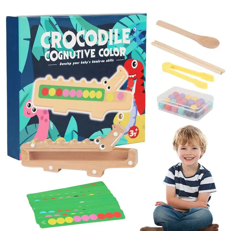 Crocodile Colour Spel - Krokodil Färgfest - Färgläggningsspel