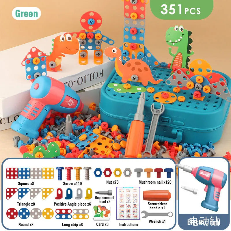 Screw Set - Äventyrlig bygglek - Borrset