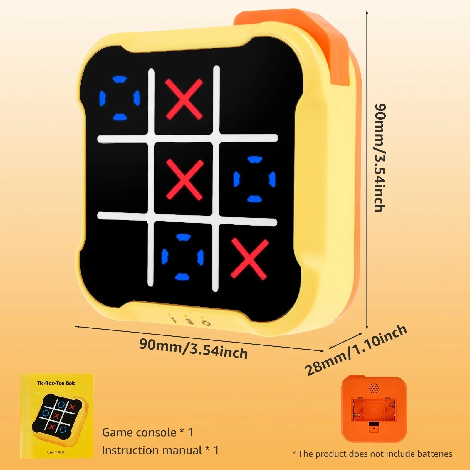 Tic Tac Toe Spel - Stärker minnet och problemlösningsförmågan - Elektronisk Boter-Kaas & Ägg