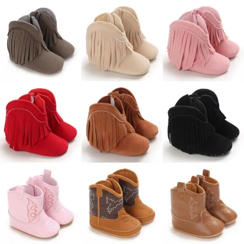 Mini Fashion™ - Häftig stil - Cowboyboots för flickor