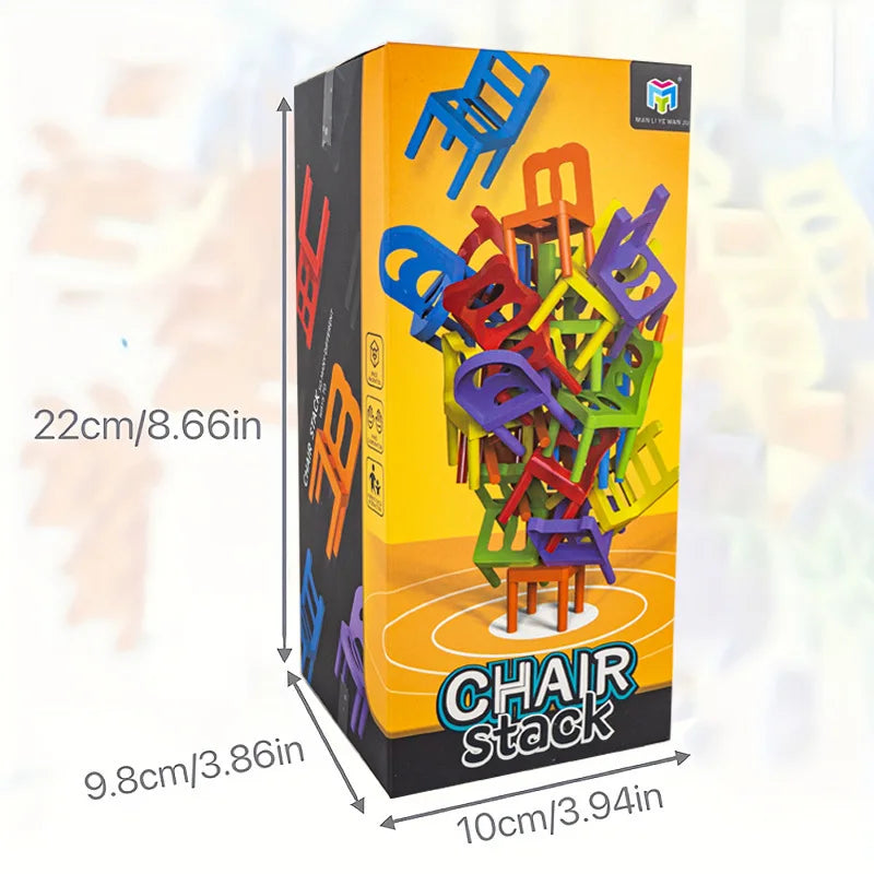 Chair Stack - Interaktiv och stimulerar kreativiteten - Stapla stolar-spel