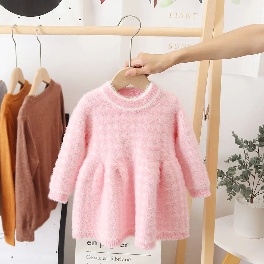 Mini Mode - Skön och varm - Klänning i fleece