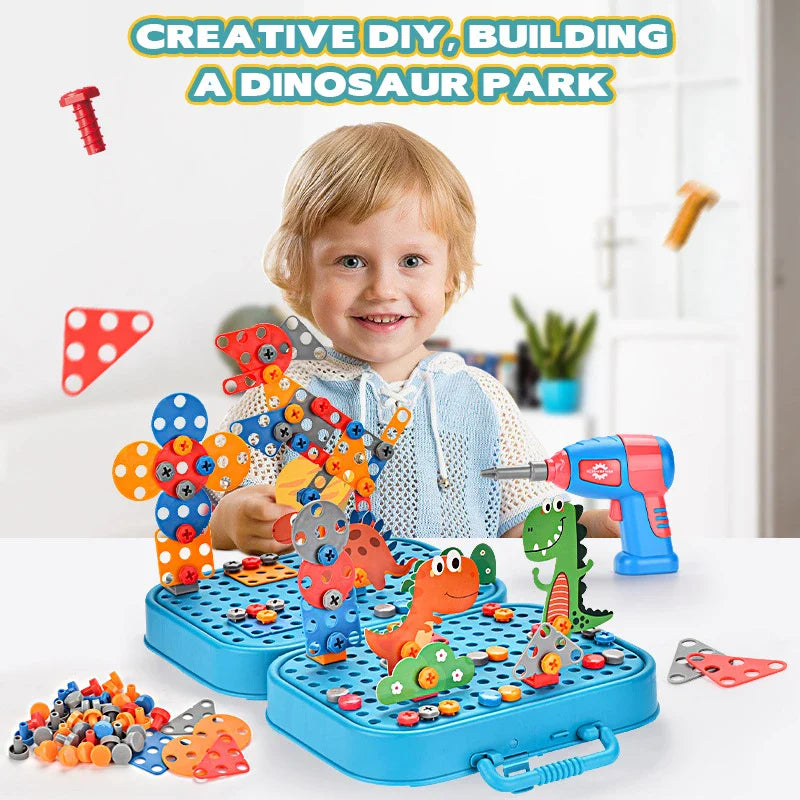 Screw Set - Äventyrlig bygglek - Borrset