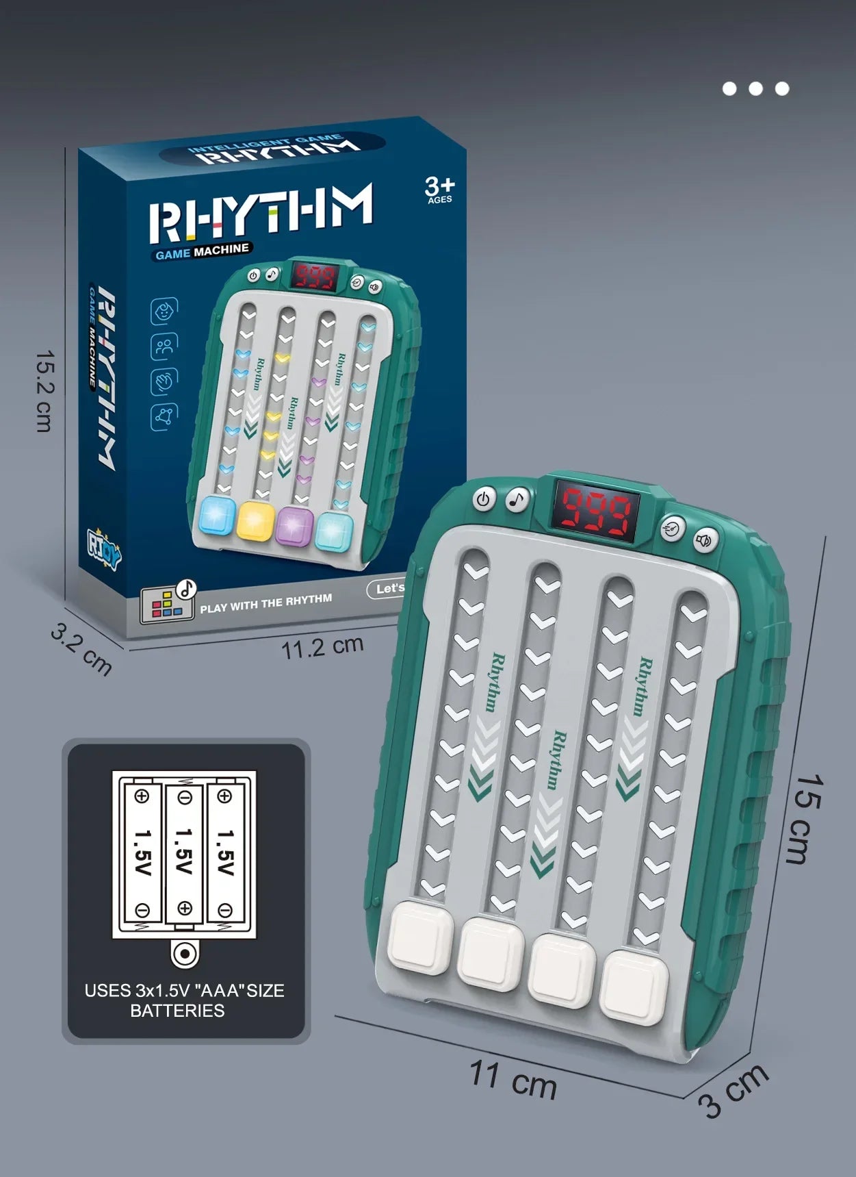 Rhythm - Minskar stress, förbättrar reaktionsförmågan - Snabbhetsspel