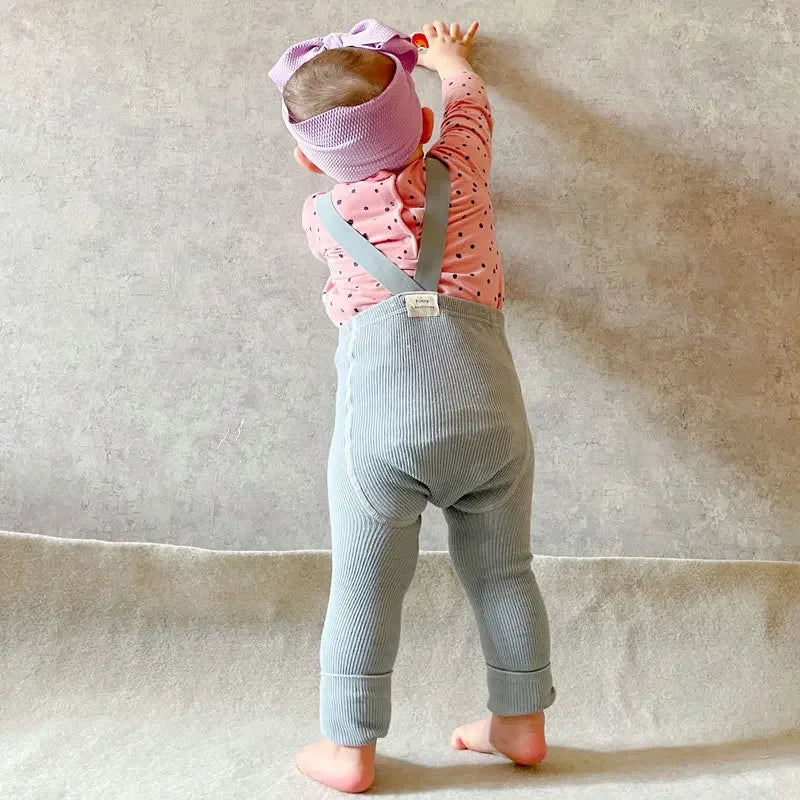 Mini Mode - Mjuka & sköna - Barnleggings med hängslen