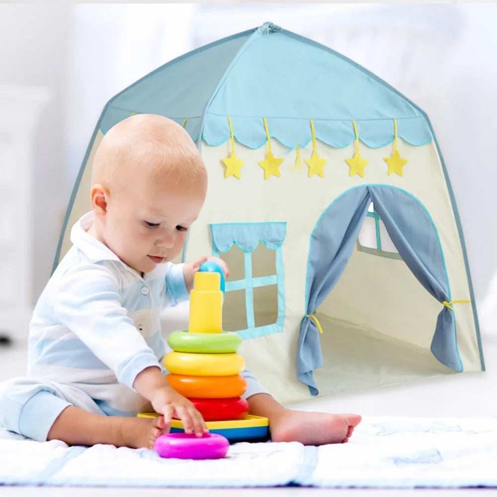 Tipi Princess Castle – Vikbart lektält - Lekstuga för barn