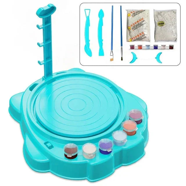 Kids Pottery Set - Lerkreationer - Keramikset för barn