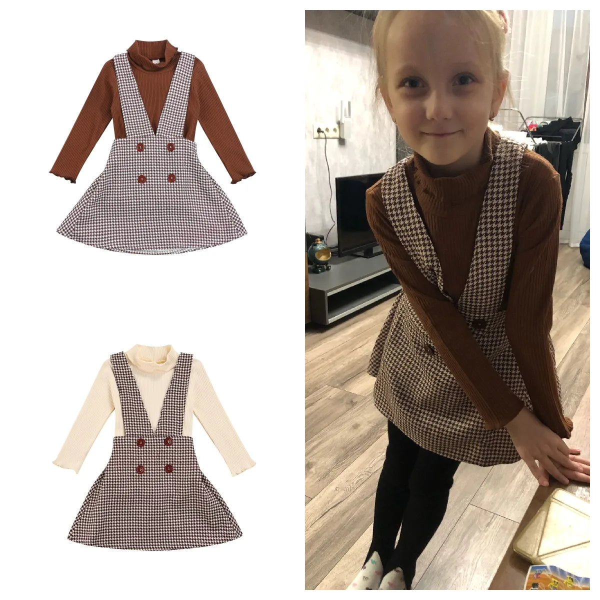 Mini Mode - Sött och stilfullt - Klänningsset i två delar