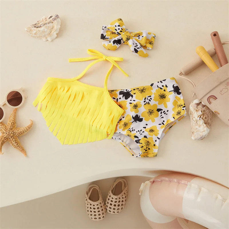 Mini Mode - Bikini för flickor (inkl. hårband)