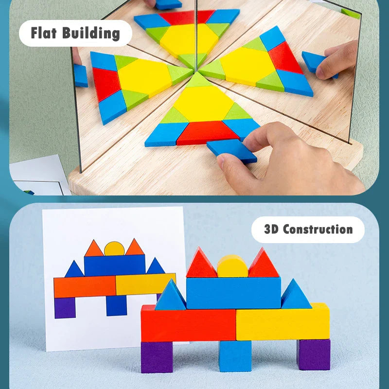 Reflection Play – Spegling och lärande - Pusselblock med spegel
