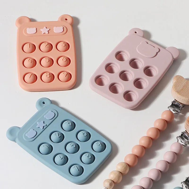 Fidget Leksak - Bitring & Fidgetleksak i 1 - Fidget-telefon i silikon