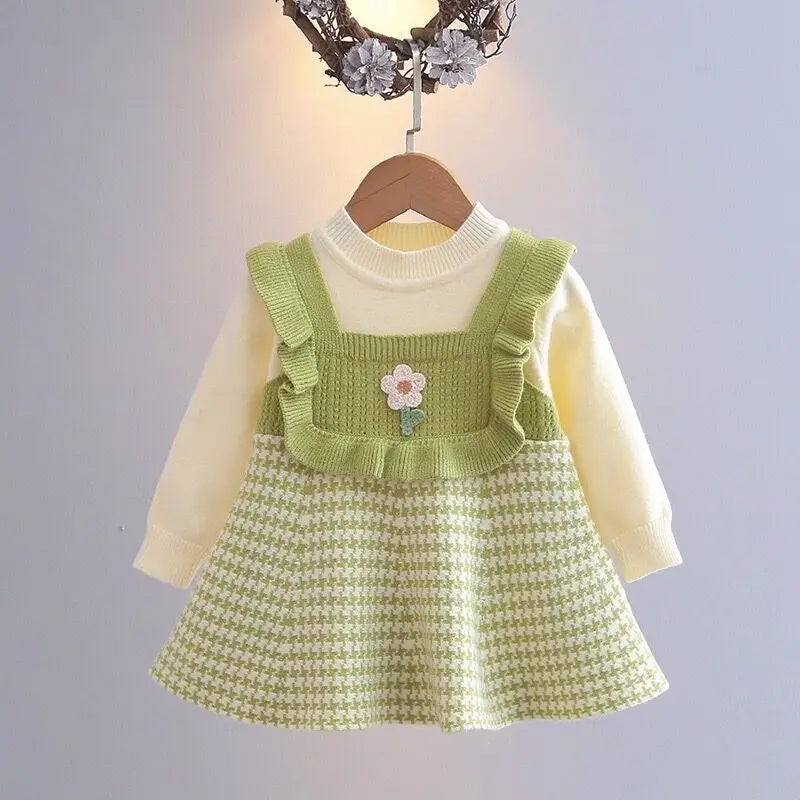 Mini Mode - Söt stil - Långärmad klänning