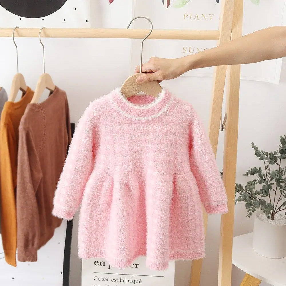 Mini Mode - Skön och varm - Klänning i fleece