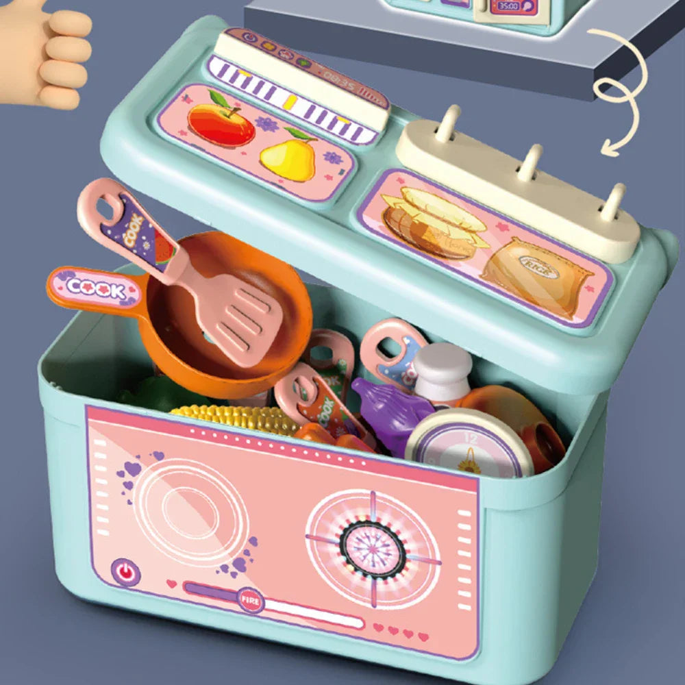 Liten Kitchen Set - Uppmuntra kreativitet och social interaktion - Set för små köksäventyr