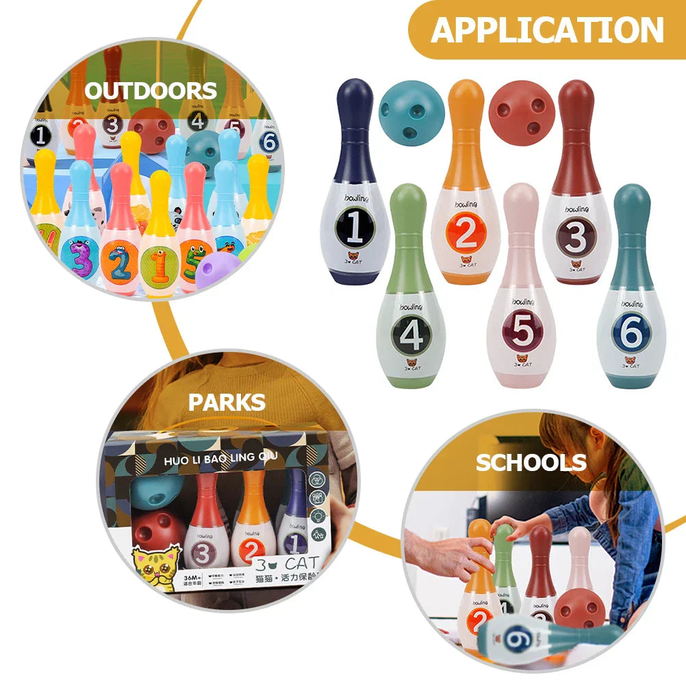 Mini Bowling Kit - Figurer och skoj - Bowlinguppsättning