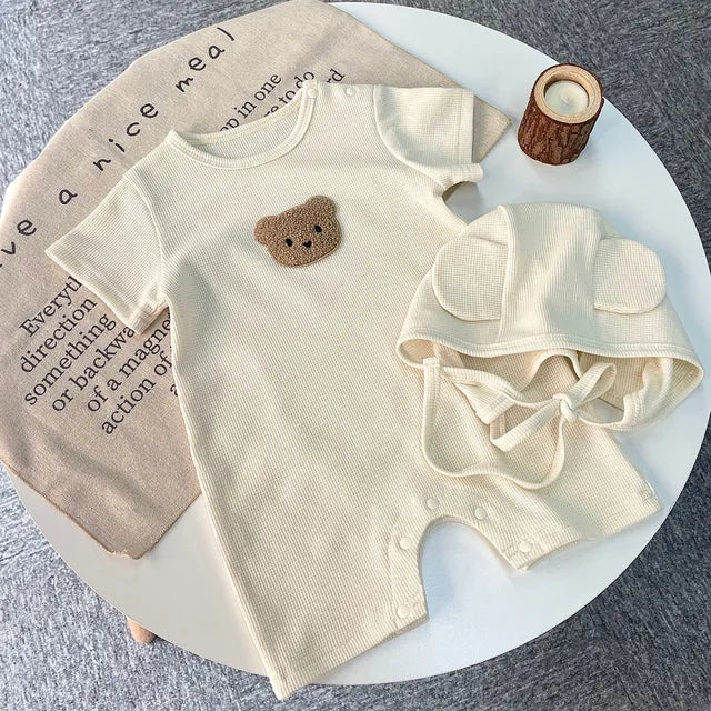 Mini Mode - Mjuk bomull - Jumpsuit för sommaren