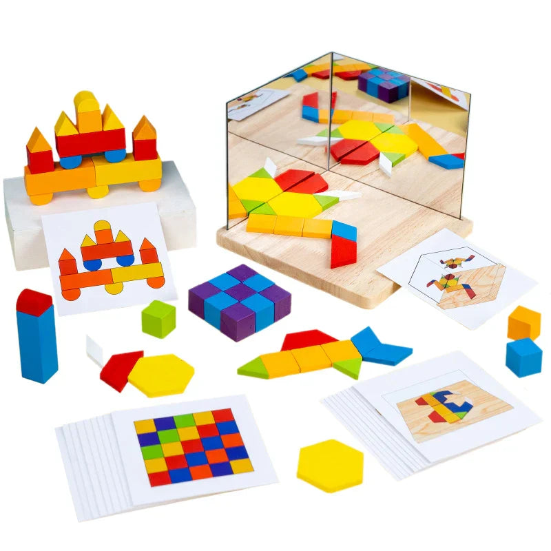 Reflection Play – Spegling och lärande - Pusselblock med spegel
