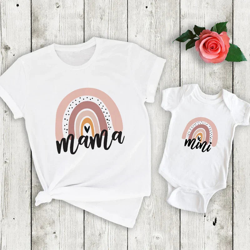 Mini Mode - Mamma & Dotter - Matchande skjorta och romper