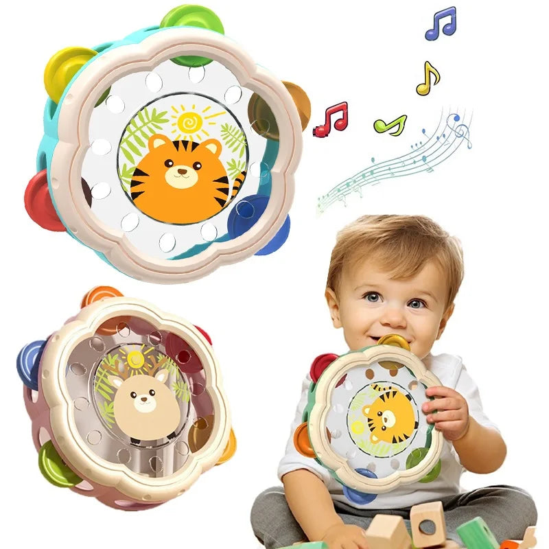 Montessori Music Set - Utveckla musikalisk talang - Tamburin för barn