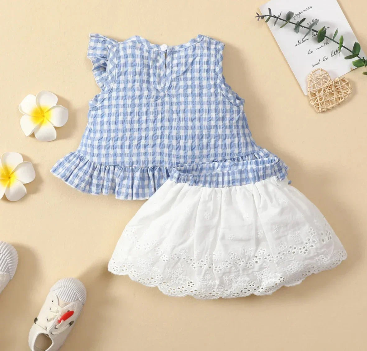 Mini Mode - Set med topp och shorts för flickor