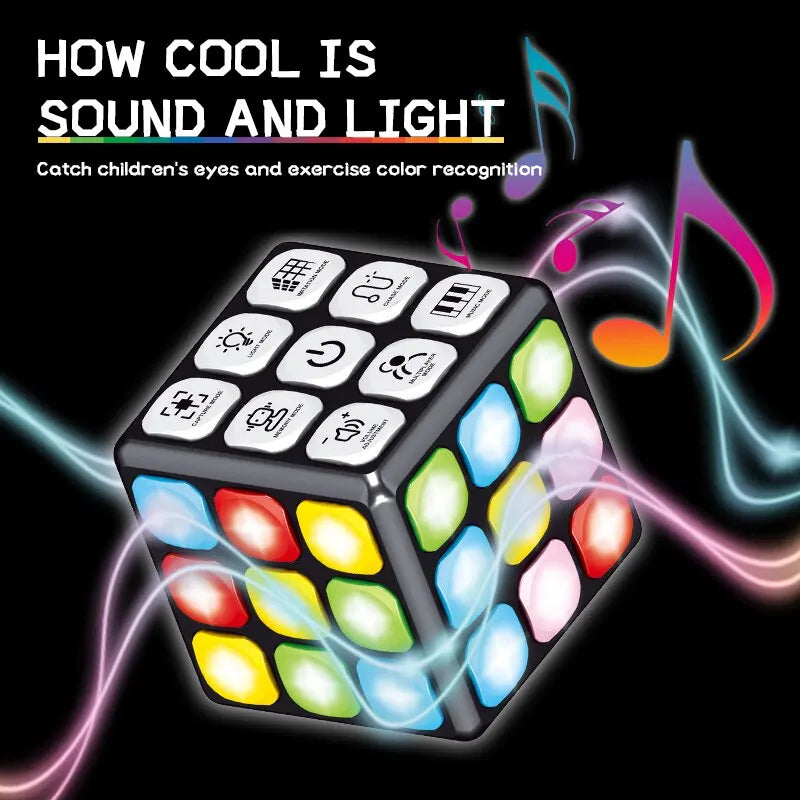 Magic Melody Cube - Flashig, magisk och lärorik - pedagogisk lekkub