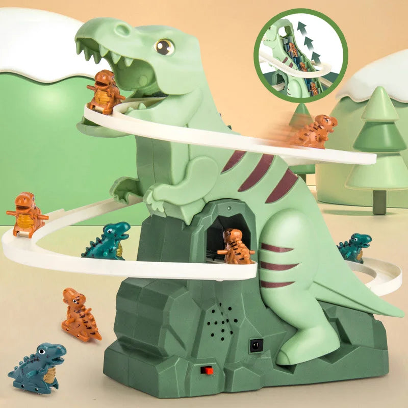 Dino Slide – Mini berg-och-dalbana kul - Dino glidbana