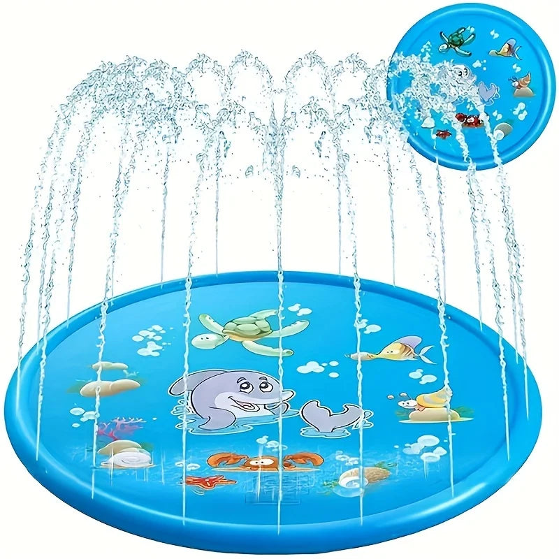 Water Fun Pad – Sommarfest Gräsmatta - Fontän Vattenpool