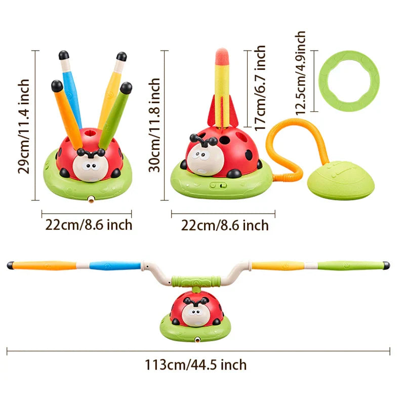 Ladybug Fun Set - Tre-i-ett-äventyr! - Aktivitetsleksaker