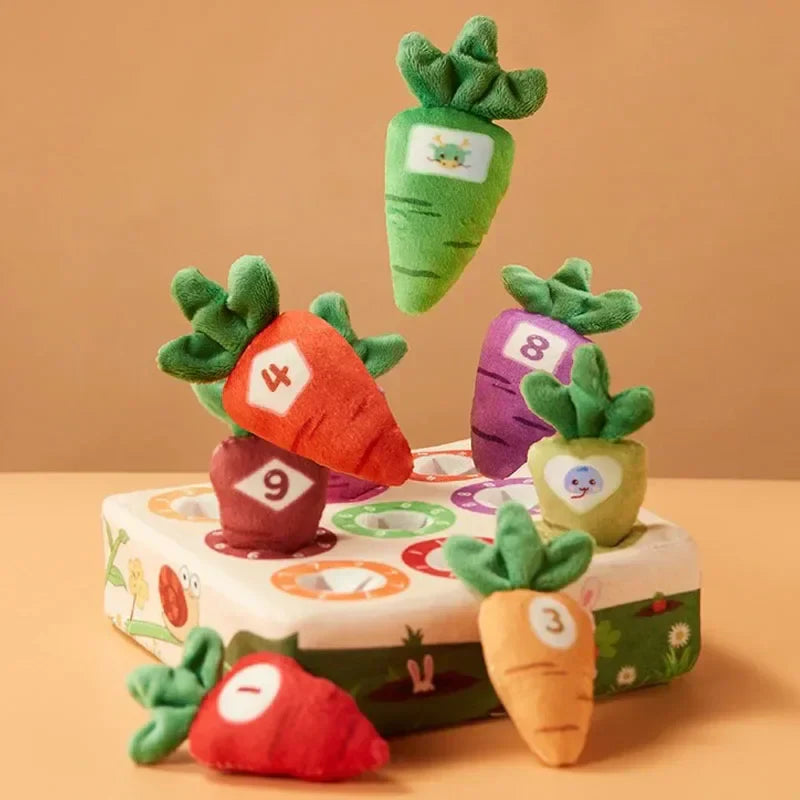 Sensory Carrots – Känn & plocka - sensoriska leksaker
