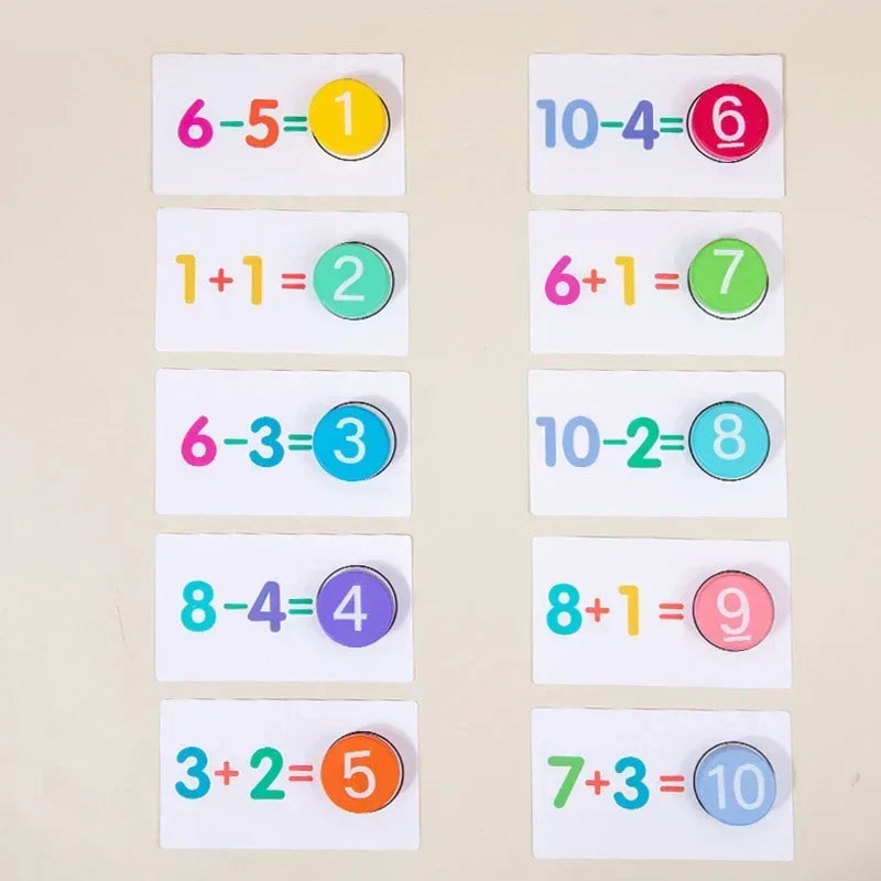 Math Tokens - Räkna & lösa - Räknekort för barn