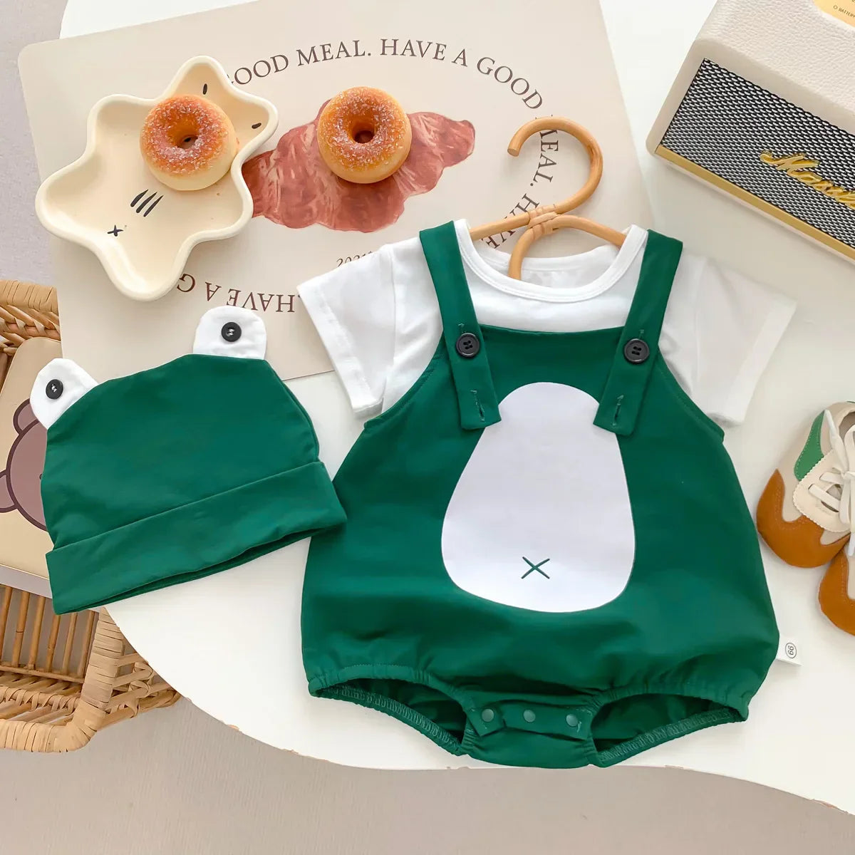 Mini Mode - Mjuk och bekväm - Bodysuit med groda