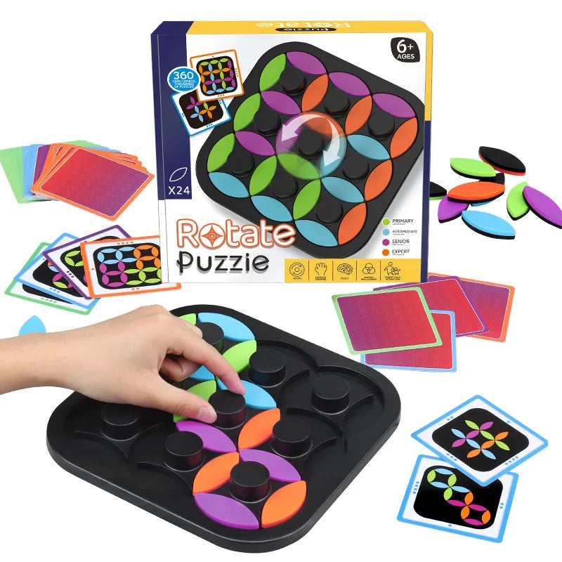Rotating Logic - Utmanande pussel - Tangram Brädspel
