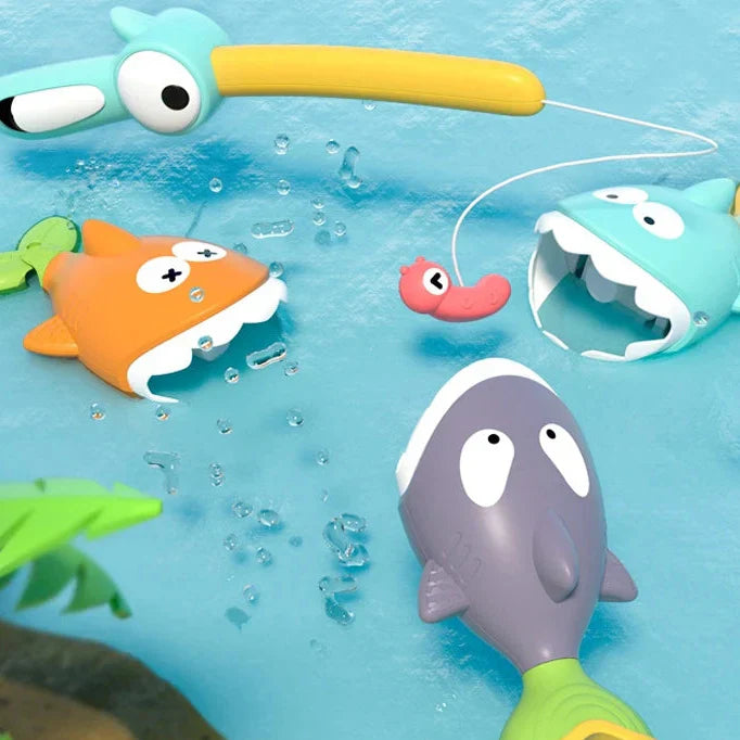 Splash & Catch - Fiske och plaskande - Fiskespö i badkaret
