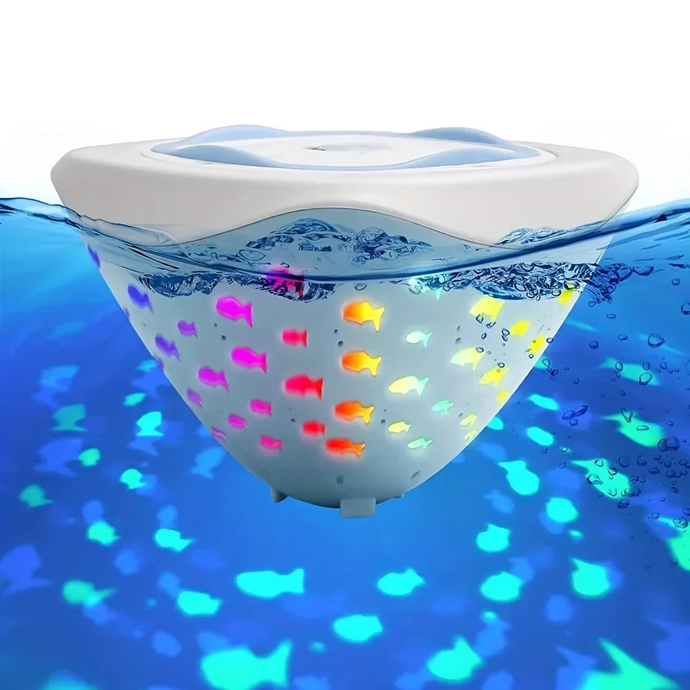 Aqua Party Light™ – Badparty i badhuset - projektion av fiskljus
