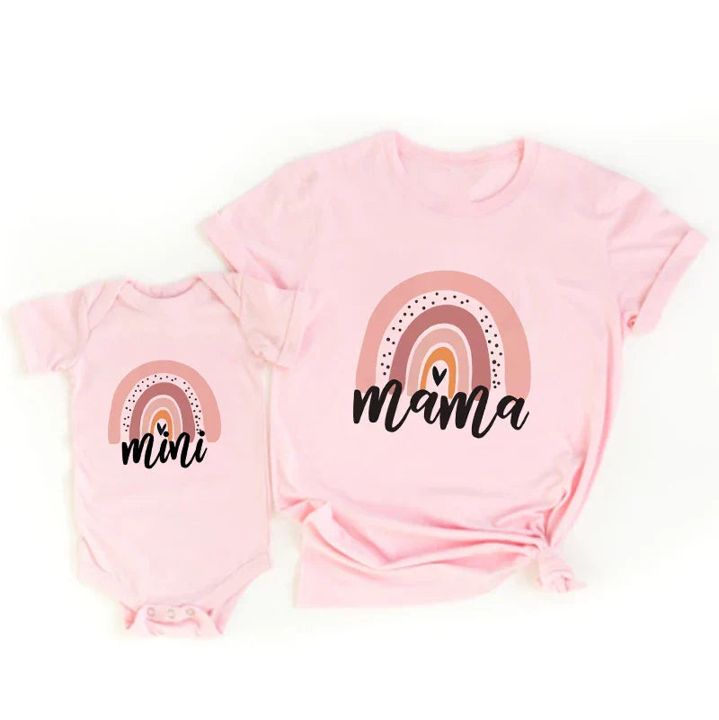 Mini Mode - Mamma & Dotter - Matchande skjorta och romper