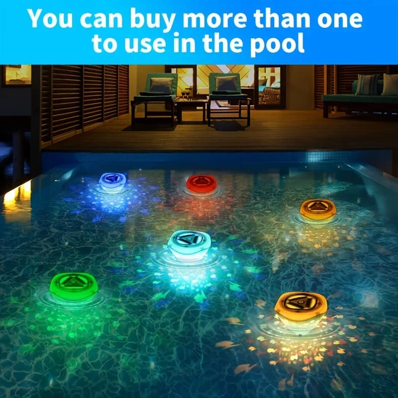 Aqua Party Light™ – Badparty i badhuset - projektion av fiskljus