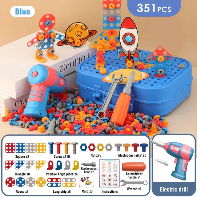 Screw Set - Äventyrlig bygglek - Borrset