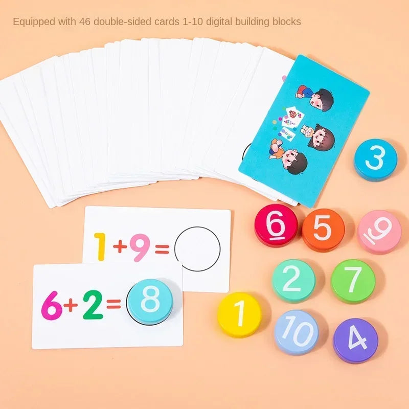 Math Tokens - Räkna & lösa - Räknekort för barn