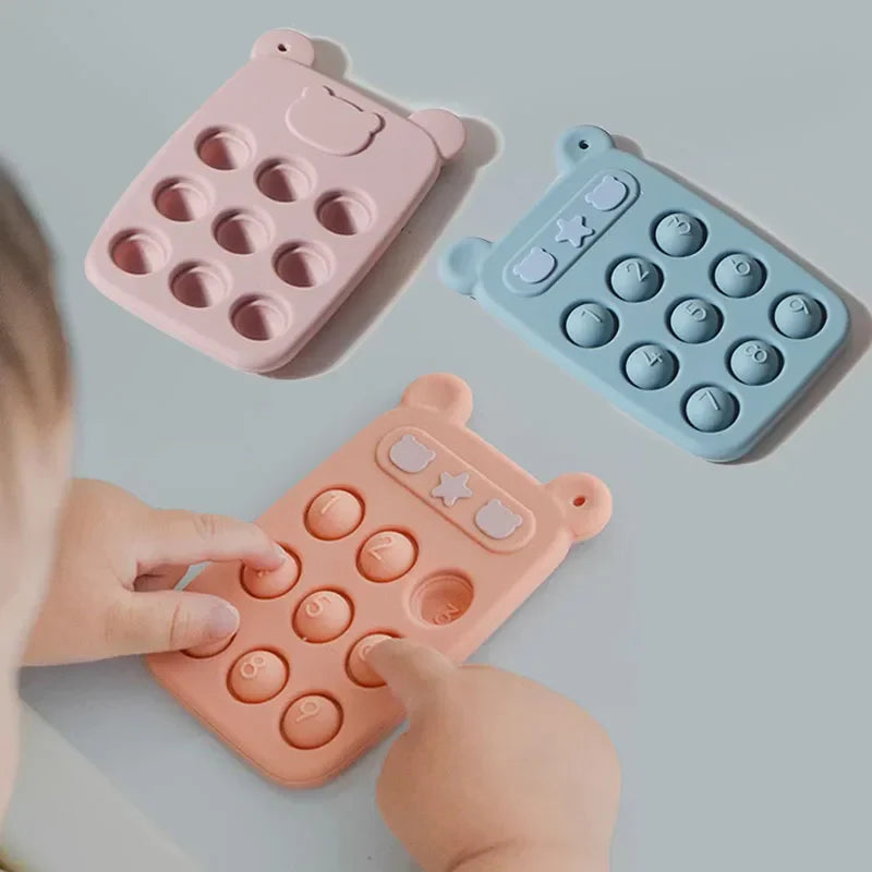 Fidget Leksak - Bitring & Fidgetleksak i 1 - Fidget-telefon i silikon