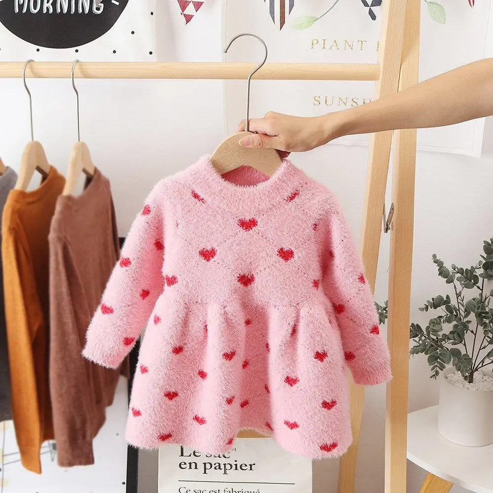 Mini Mode - Skön och varm - Klänning i fleece