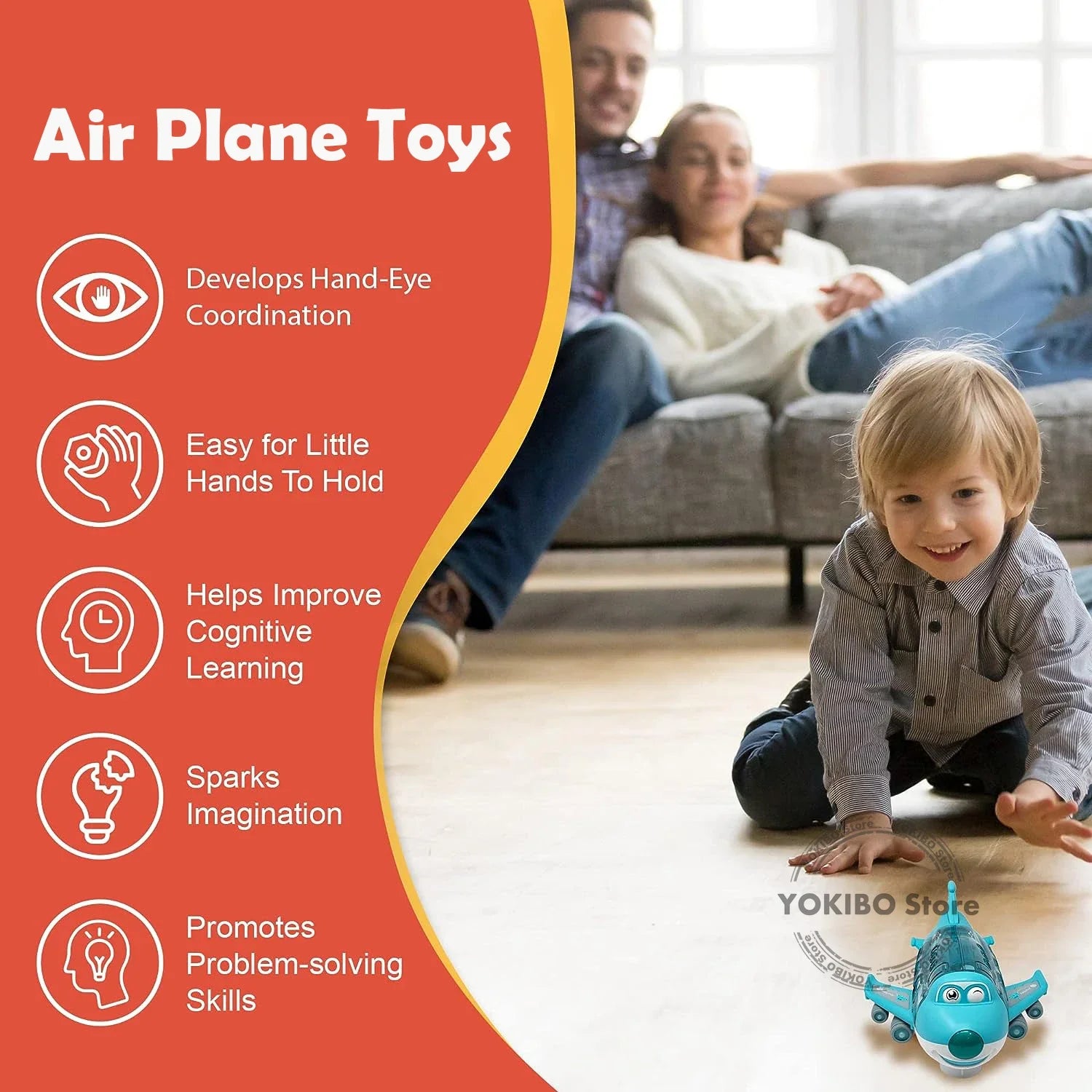 Pilot Pals Plane - Perfekt andrepilot - Leksaksflygplan
