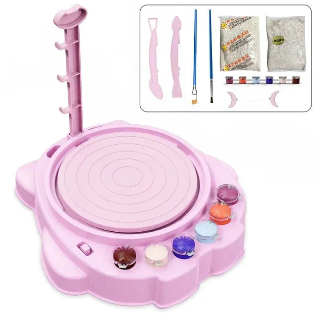 Kids Pottery Set - Lerkreationer - Keramikset för barn
